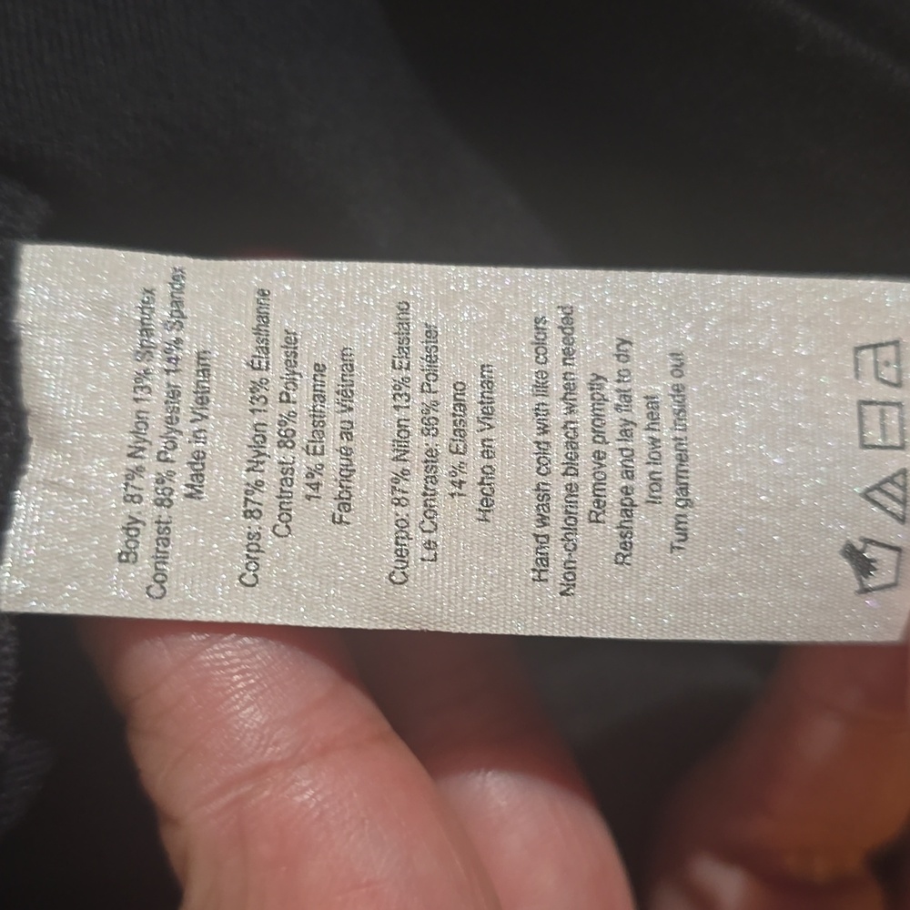 #199. ALO Yoga Black Leggings High Waisted Moto Gym Running Athleisure. - Picture 10 of 10